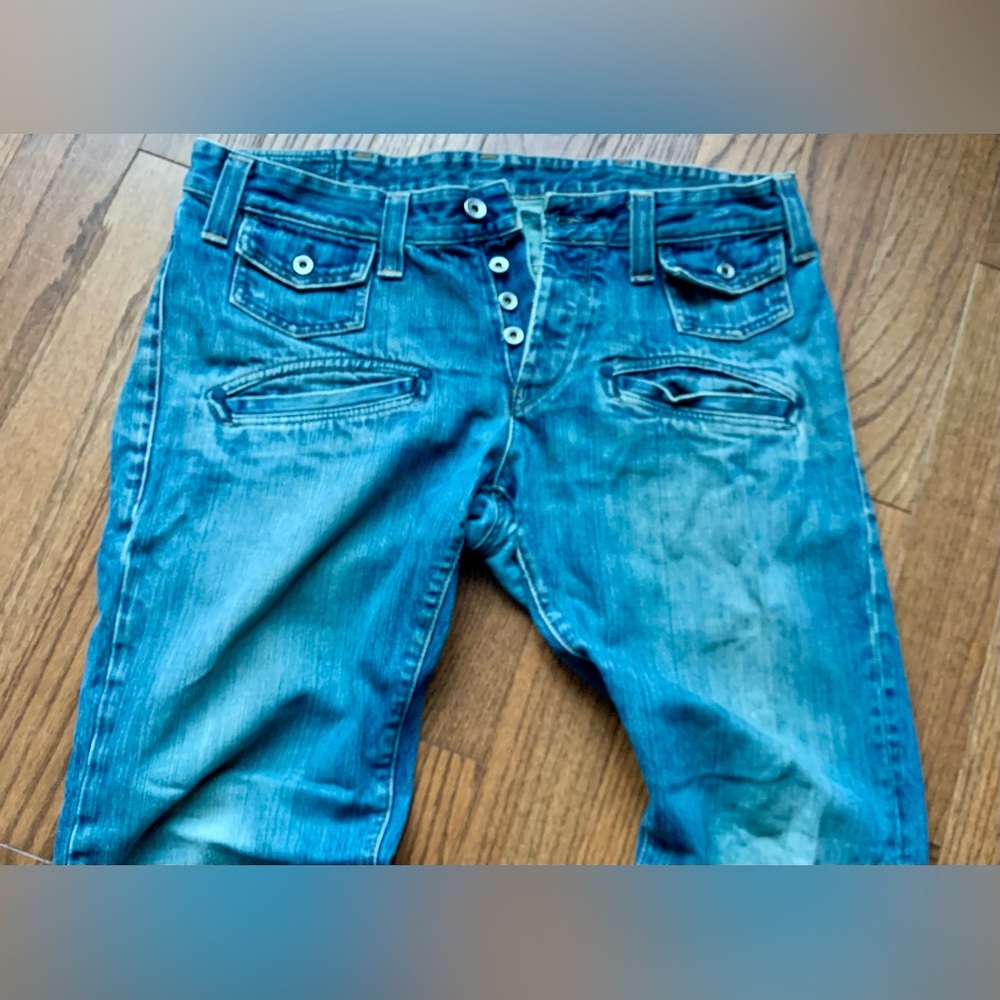 G-Star RAW Vintage RARE Sz 36/32 Naturally Distressed Pockets